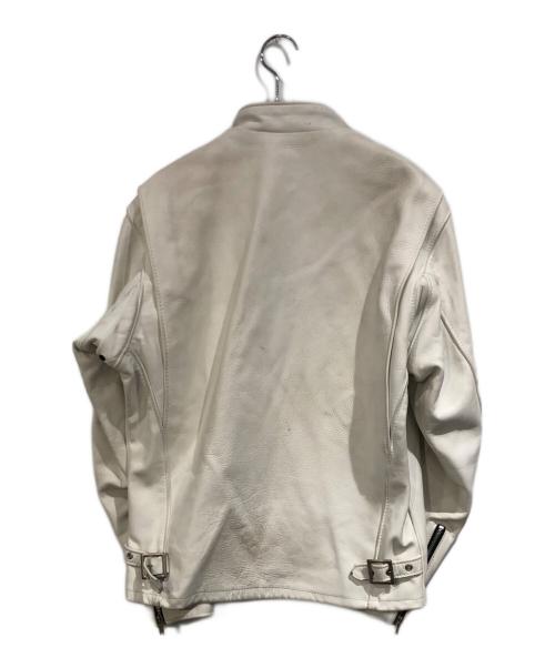 Schott（ショット）Schott (ショット) レザージャケット ホワイト サイズ:SIZE 38の古着・服飾アイテム