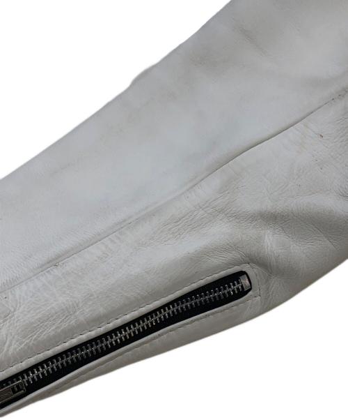 Schott（ショット）Schott (ショット) レザージャケット ホワイト サイズ:SIZE 38の古着・服飾アイテム