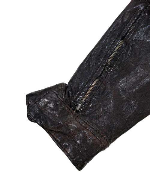 DESIGNWORKS（デザインワークス）DESIGNWORKS (デザインワークス) レザージャケット ブラウン サイズ:SIZE 50の古着・服飾アイテム