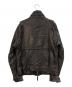 DESIGNWORKS (デザインワークス) レザージャケット ブラウン サイズ:SIZE 50：20000円
