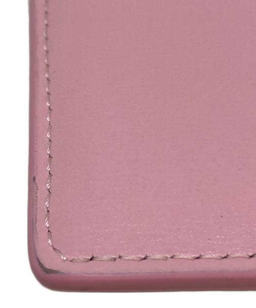 JIL SANDER（ジルサンダー）JIL SANDER (ジルサンダー) CREDIT CARD HOLDER ピンクの古着・服飾アイテム