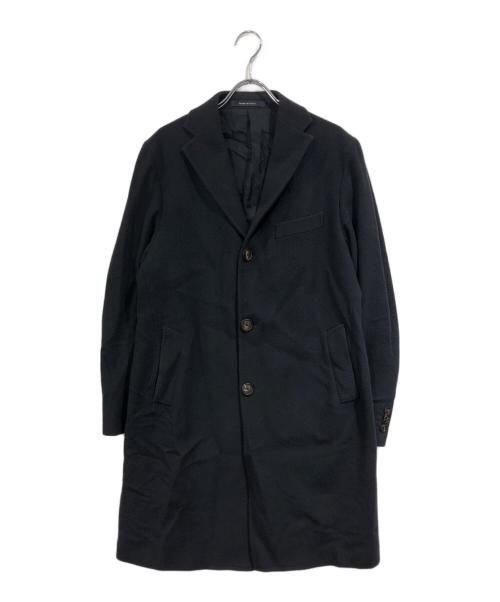 TAGLIATORE（タリアトーレ）TAGLIATORE (タリアトーレ) ウールカシミアフランネルソリッドチェスターフィールドコート ネイビー サイズ:SIZE 44の古着・服飾アイテム