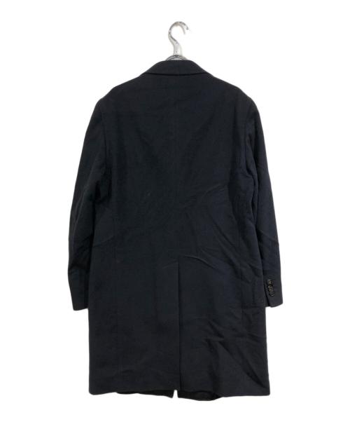 TAGLIATORE（タリアトーレ）TAGLIATORE (タリアトーレ) ウールカシミアフランネルソリッドチェスターフィールドコート ネイビー サイズ:SIZE 44の古着・服飾アイテム