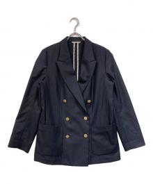 JOURNAL STANDARD（ジャーナルスタンダード）の古着「ダブルフロントジャケット」｜ネイビー