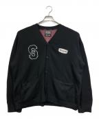 Hysteric Glamour×WIND AND SEAヒステリックグラマー×ウィンダンシー）の古着「コラボニットカーディガン」｜ブラック