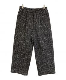 BAPE BLACK A BATHING APE（ベイプ ブラック ア ベイシング エイプ）の古着「TWEED DRESS PANTS」｜ブラック