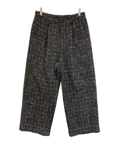 BAPE BLACK A BATHING APE（ベイプ ブラック ア ベイシング エイプ）BAPE BLACK A BATHING APE (ベイプ ブラック ア ベイシング エイプ) TWEED DRESS PANTS ブラック サイズ:SIZE Lの古着・服飾アイテム