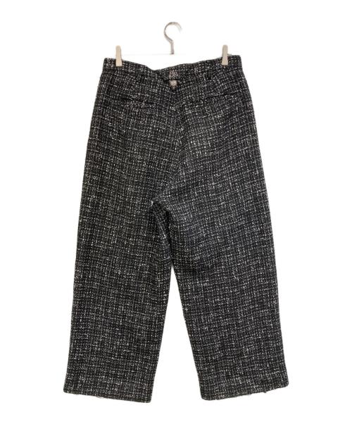 BAPE BLACK A BATHING APE（ベイプ ブラック ア ベイシング エイプ）BAPE BLACK A BATHING APE (ベイプ ブラック ア ベイシング エイプ) TWEED DRESS PANTS ブラック サイズ:SIZE Lの古着・服飾アイテム
