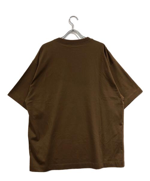 CABAN（キャバン）CABaN (キャバン) コットン ドロップショルダークルーネックプルオーバー ブラウン サイズ:Mの古着・服飾アイテム