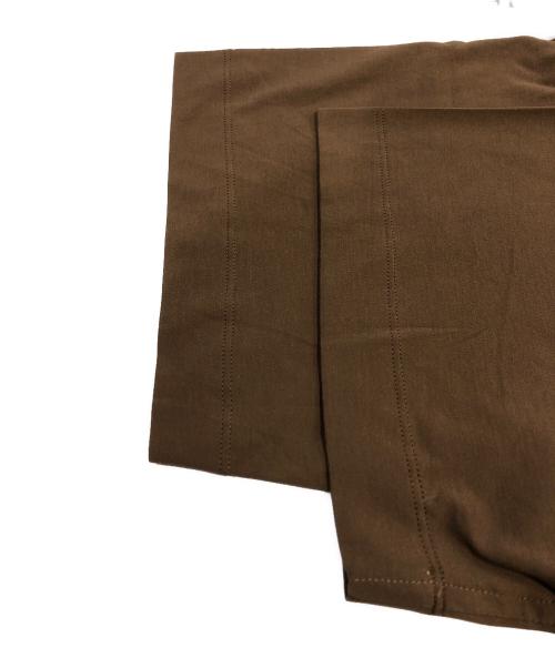 CABAN（キャバン）CABaN (キャバン) コットン ドロップショルダークルーネックプルオーバー ブラウン サイズ:Mの古着・服飾アイテム