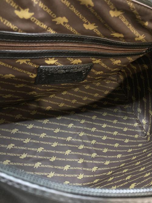 HUNTING WORLD（ハンティングワールド）HUNTING WORLD (ハンティングワールド) Mercedes Benz (メルセデスベンツ) ボストンバッグ ブラックの古着・服飾アイテム