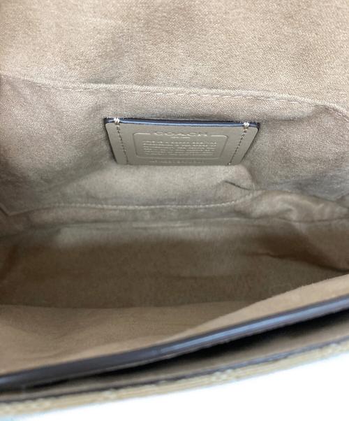 COACH（コーチ）COACH (コーチ) シグネチャーロニークロスボディーバッグ ベージュの古着・服飾アイテム