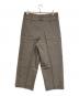 Jean Paul GAULTIER (ジャンポールゴルチェ) 千鳥格子柄スラックスパンツ ベージュ×ブラック サイズ:W63H91：10000円