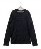 ISSEY MIYAKE MENイッセイミヤケメン）の古着「デザインニット」｜ブラック