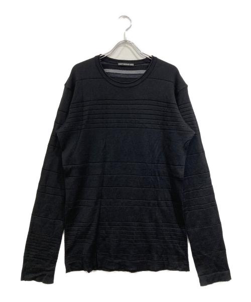 ISSEY MIYAKE MEN（イッセイミヤケメン）ISSEY MIYAKE MEN (イッセイミヤケメン) デザインニット ブラック サイズ:SIZE3の古着・服飾アイテム