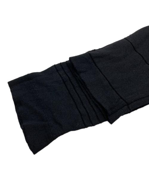 ISSEY MIYAKE MEN（イッセイミヤケメン）ISSEY MIYAKE MEN (イッセイミヤケメン) デザインニット ブラック サイズ:SIZE3の古着・服飾アイテム