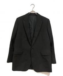 CELINE（セリーヌ）の古着「ロングレクタングル テーラードジャケット」｜ブラック