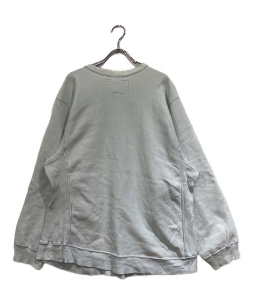 Champion（チャンピオン）Champion (チャンピオン) ハーフボタンスウェット ブルー サイズ:SIZE Lの古着・服飾アイテム