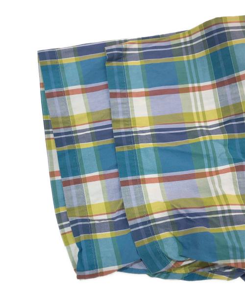 Marvine Pontiak Shirt Makers（マーヴィンポンティアックシャツメイカーズ）Marvine Pontiak Shirt Makers (マーヴィンポンティアックシャツメイカーズ) 半袖チェックシャツ ブルー×ホワイト サイズ:ONESIZEの古着・服飾アイテム