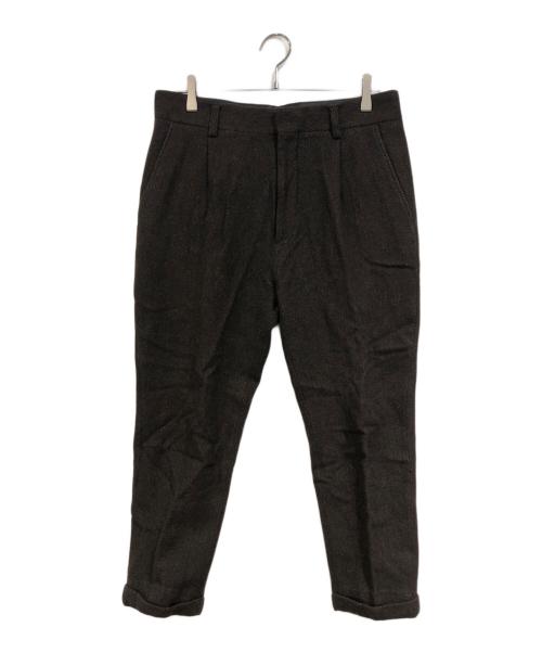 WACKO MARIA（ワコマリア）WACKO MARIA (ワコマリア) Ermenegildo Zegna (エルメネジルド・ゼニア) ウールスラックスパンツ ブラウン サイズ:SIZE Lの古着・服飾アイテム