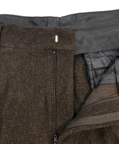 WACKO MARIA（ワコマリア）WACKO MARIA (ワコマリア) Ermenegildo Zegna (エルメネジルド・ゼニア) ウールスラックスパンツ ブラウン サイズ:SIZE Lの古着・服飾アイテム