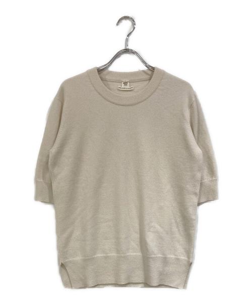 HERMES（エルメス）HERMES (エルメス) カシミヤS/Sニット ホワイト サイズ:SIZE 40の古着・服飾アイテム