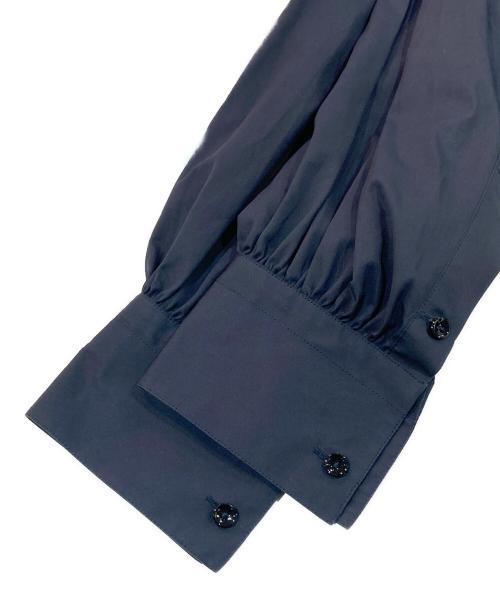 Maison Margiela（メゾンマルジェラ）Maison Margiela (メゾンマルジェラ) シャツドレス/ワンピース ネイビー サイズ:SIZE 38の古着・服飾アイテム