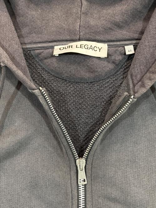 OUR LEGACY（アワーレガシー）OUR LEGACY (アワーレガシー) Rascal Zip Hoodie ブラック サイズ:SIZE 44の古着・服飾アイテム