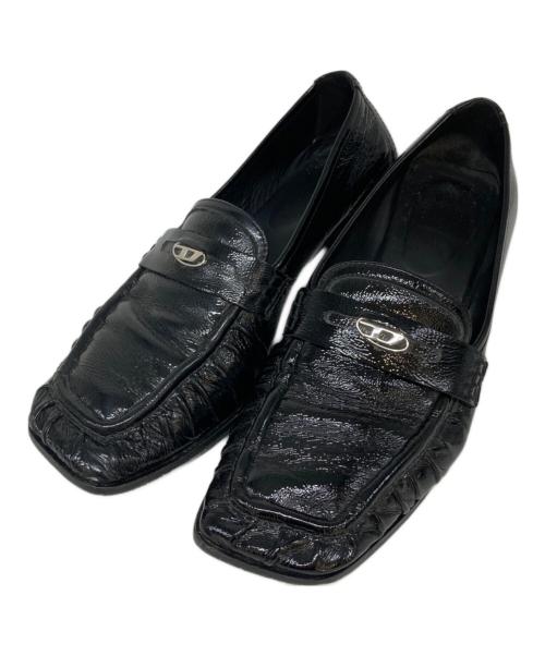 DIESEL（ディーゼル）DIESEL (ディーゼル) D-AMBER MOC ブラック サイズ:SIZE 39の古着・服飾アイテム