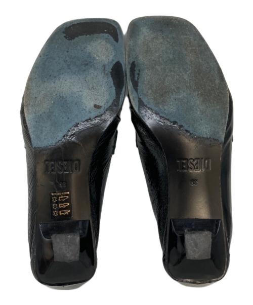 DIESEL（ディーゼル）DIESEL (ディーゼル) D-AMBER MOC ブラック サイズ:SIZE 39の古着・服飾アイテム