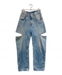 Maison Margiela（メゾンマルジェラ）の古着「スラッシュディテール カットデニム」｜インディゴ