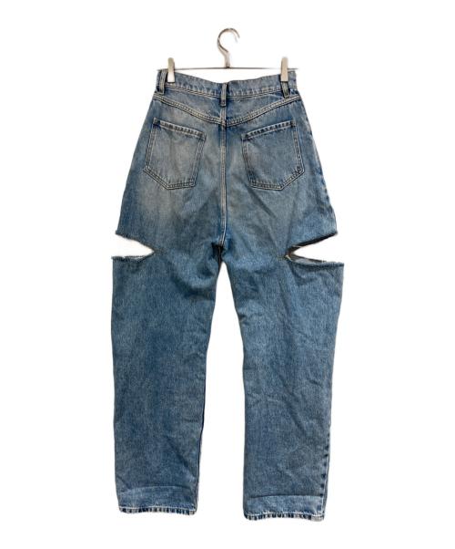 Maison Margiela（メゾンマルジェラ）Maison Margiela (メゾンマルジェラ) スラッシュディテール カットデニム インディゴ サイズ:SIZE 40の古着・服飾アイテム
