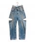 Maison Margiela（メゾンマルジェラ）の古着「スラッシュディテール カットデニム」｜インディゴ