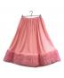 COMME des GARCONS GIRL (コムデギャルソンガール) フリルスカート ピンク サイズ:SIZE L 未使用品：35000円