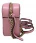 JIMMY CHOO (ジミーチュウ) LULLABY U/スタッズショルダーバッグ ピンク：42000円