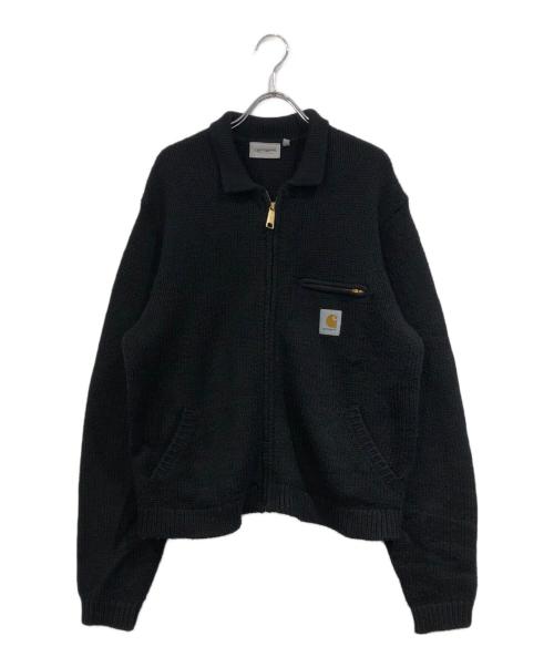 CarHartt（カーハート）CarHartt (カーハート) ニットジャケット ブラック サイズ:SIZE Sの古着・服飾アイテム