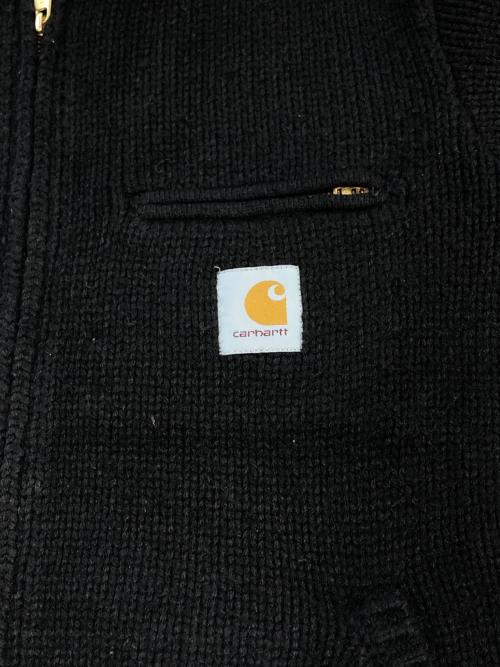 CarHartt（カーハート）CarHartt (カーハート) ニットジャケット ブラック サイズ:SIZE Sの古着・服飾アイテム