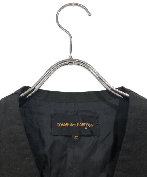 COMME des GARCONS（コムデギャルソン）COMME des GARCONS (コムデギャルソン) テーラードベスト ブラック サイズ:SIZE Mの古着・服飾アイテム