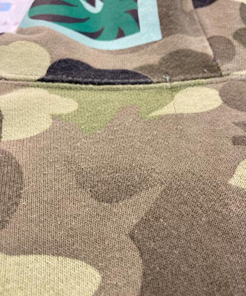 A BATHING APE（アベイシングエイプ）A BATHING APE (アベイシングエイプ) グラデーションカモ シャーク パーカー グリーン サイズ:SIZE Sの古着・服飾アイテム