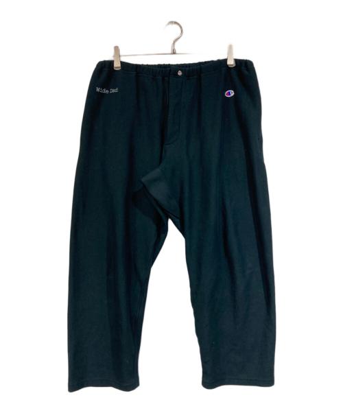 Champion（チャンピオン）Champion (チャンピオン) Wide Dad (ワイド ダット) RW DAD SWEAT PANTS ネイビー サイズ:SIZE Mの古着・服飾アイテム
