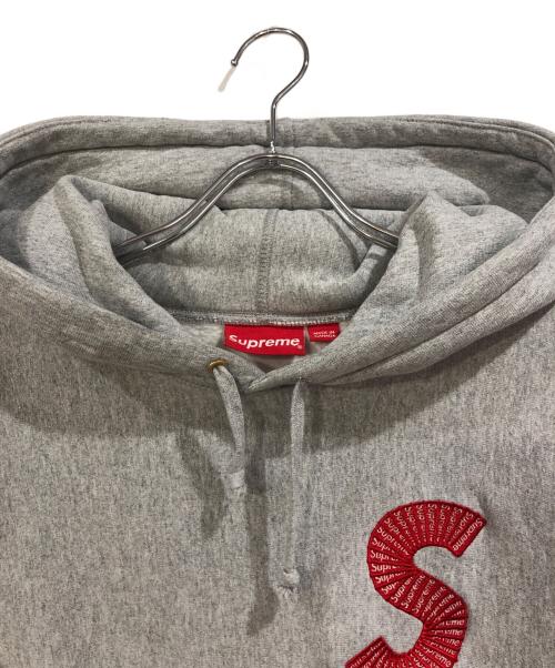 SUPREME（シュプリーム）Supreme (シュプリーム) S Logo Hooded Sweatshirt グレー サイズ:SIZE Lの古着・服飾アイテム