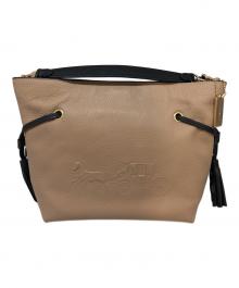COACH（コーチ）の古着「アンディ クロスボディ/ショルダーバッグ」｜ベージュ