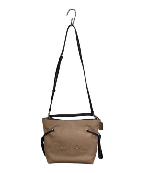 COACH（コーチ）COACH (コーチ) アンディ クロスボディ/ショルダーバッグ ベージュの古着・服飾アイテム
