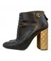 CHANEL (シャネル) ショートブーツ ブラック サイズ:SIZE 38 2/1C：25000円