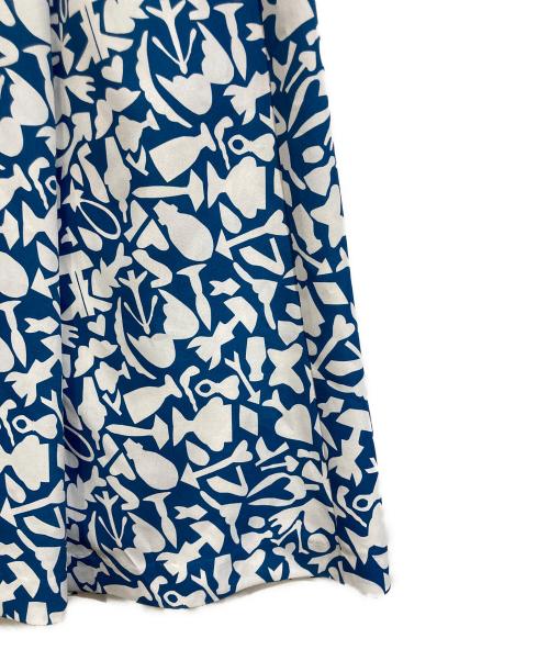 HERALBONY（ヘラルボニー）heralbony (ヘラルボニー) フレアスカート「アオの世界」 ネイビー サイズ:SIZE Mの古着・服飾アイテム