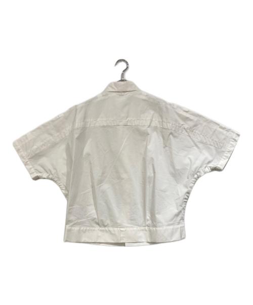HERALBONY（ヘラルボニー）heralbony (ヘラルボニー) スカーフループ付きショートシャツ ホワイト サイズ:ＳＩＺＥＦＲＥＥの古着・服飾アイテム