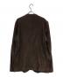 quattrocchi (クアトロッキ) ノーカラースエードジャケット ブラウン サイズ:SIZE 44：25000円