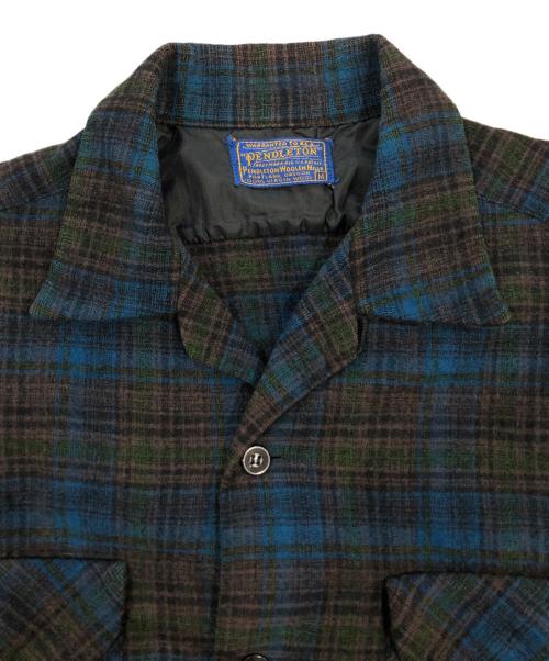 PENDLETON（ペンドルトン）PENDLETON (ペンドルトン) ボードシャツ ブルー サイズ:SIZE Mの古着・服飾アイテム