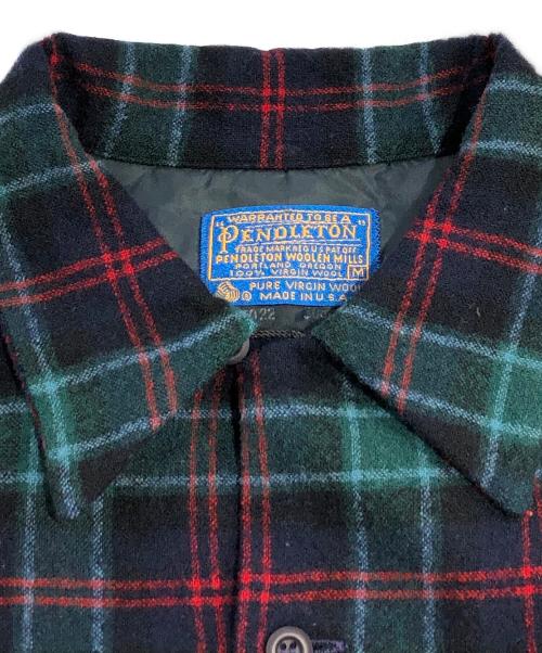 PENDLETON（ペンドルトン）PENDLETON (ペンドルトン) ボードシャツ グリーン サイズ:SIZE Mの古着・服飾アイテム
