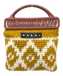 MARNI（マルニ）の古着「クロシェトートバッグ」｜イエロー